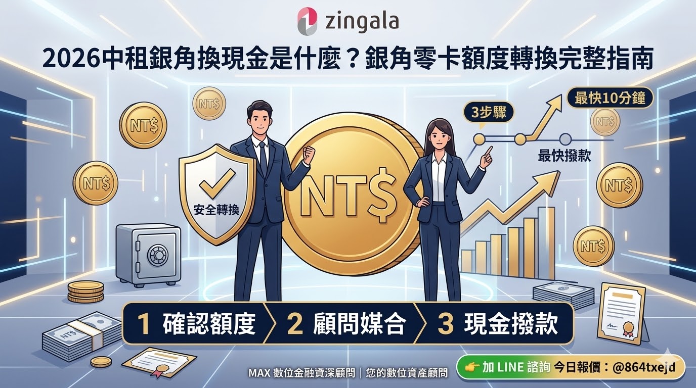 2026 中租銀角換現金是什麼？銀角零卡額度轉換安全指南 | MAX 顧問