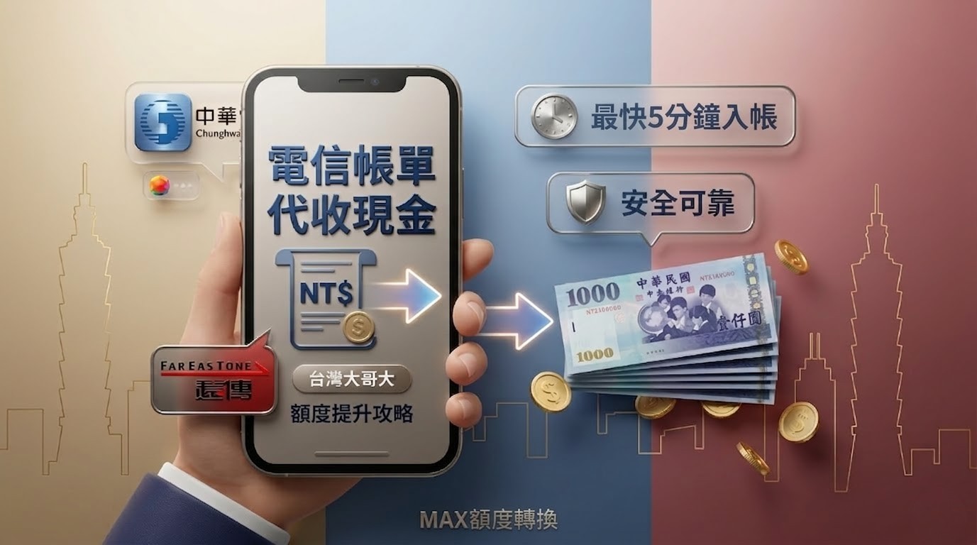 【2026更新】電信帳單代收換現金全攻略：5分鐘學會，10分鐘快速領現！