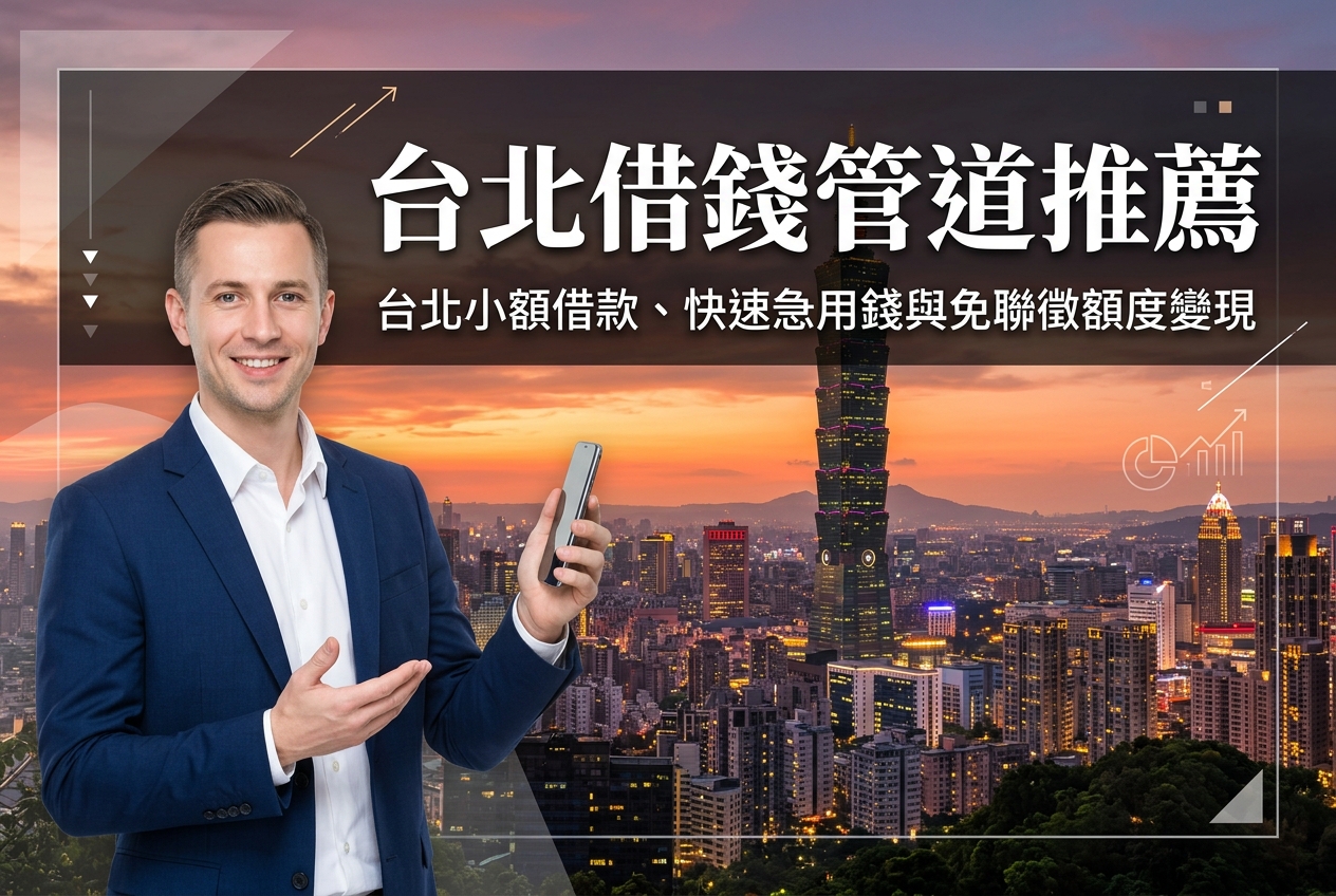 台北借錢管道推薦：2026 台北小額借款、快速急用錢與免聯徵額度變現安全首選